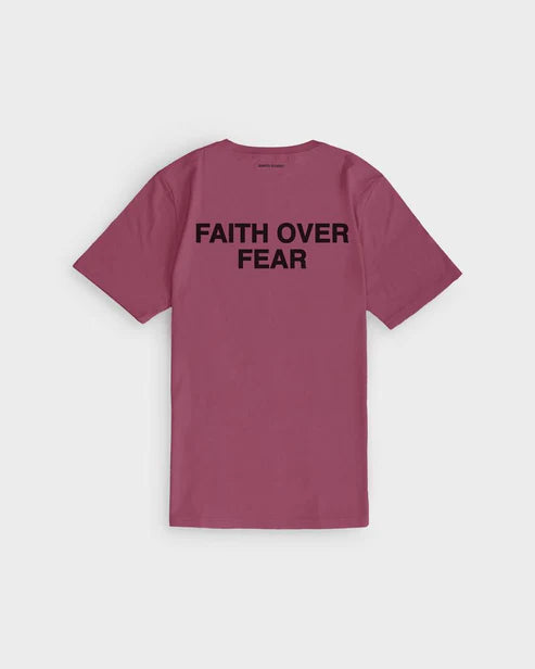 Santo Studio * Tempo Faith Over Fear Ultra Tee Ryan Sheckler Edition - Rose