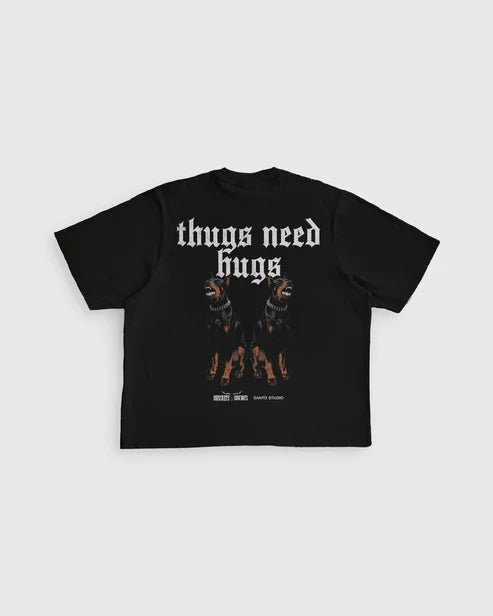 Santo Studio * Concrete TNH Double Dog Drappo Cropped Tee